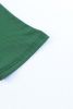 Green Ribbed Knit Shorts Lounge Set
