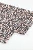 Long Sleeve Top and Leopard Print Pants Lounge Set