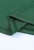 Green Ribbed Knit Shorts Lounge Set